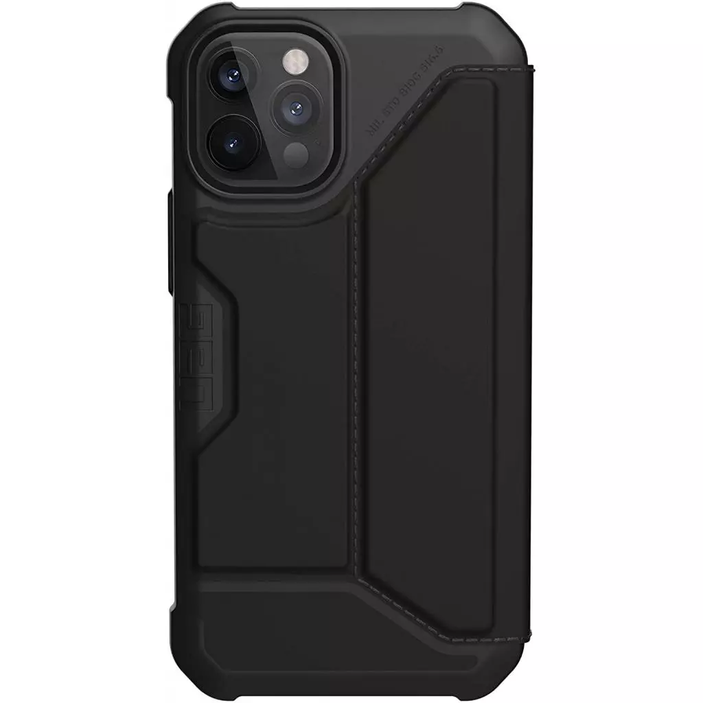 Чехол для моб. телефона Uag iPhone 12 / 12 Pro Metropolis (PU), SATN Black (112356113840)