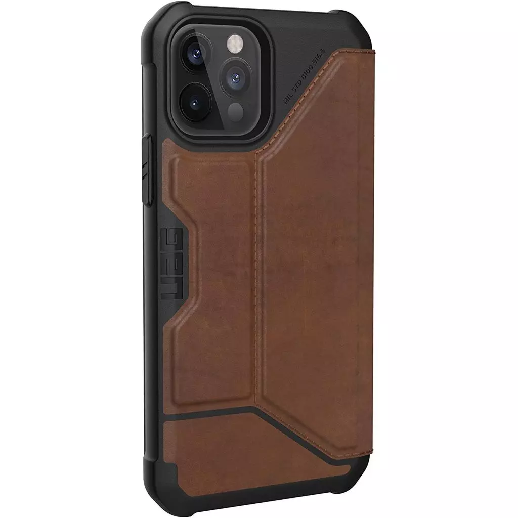 Чехол для моб. телефона Uag iPhone 12 / 12 Pro Metropolis, Leather Brown (112356118380) - 2