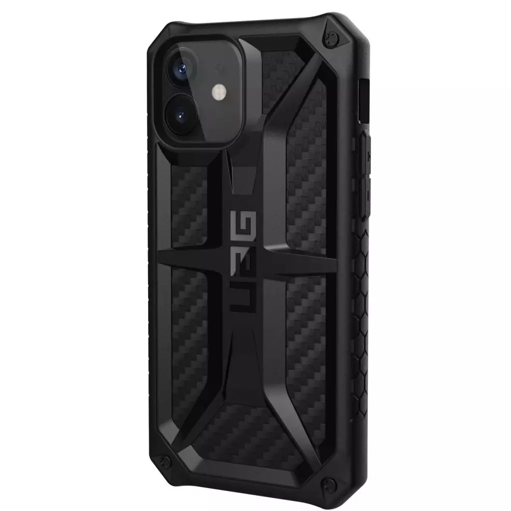 Чехол для моб. телефона Uag iPhone 12 / 12 Pro Monarch, Carbon Fiber (112351114242) - 3