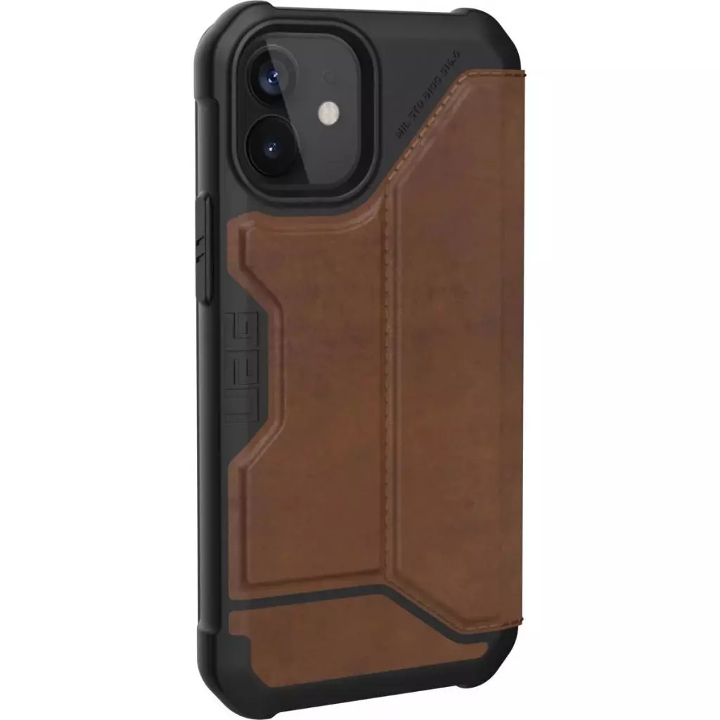 Чехол для моб. телефона Uag iPhone 12 Mini Metropolis, Leather Brown (112346118380) - 2