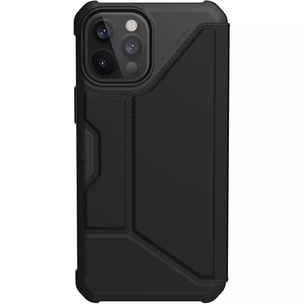 Чехол для моб. телефона Uag iPhone 12 Pro Max Metropolis (PU), SATN Black (112366113840)