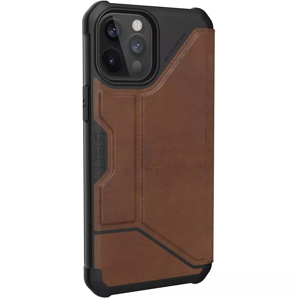 Чехол для моб. телефона Uag iPhone 12 Pro Max Metropolis, Leather Brown (112366118380) - 2