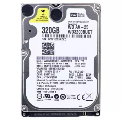 Жесткий диск для ноутбука 2.5" 320GB WD (#WD3200BUCT#)