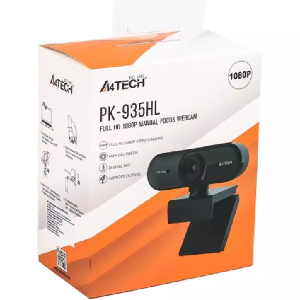 Веб-камера A4Tech PK-935HL 1080P Black (PK-935HL) - 3 Веб-камера A4Tech PK-935HL 1080P Black (PK-935HL) - 3
