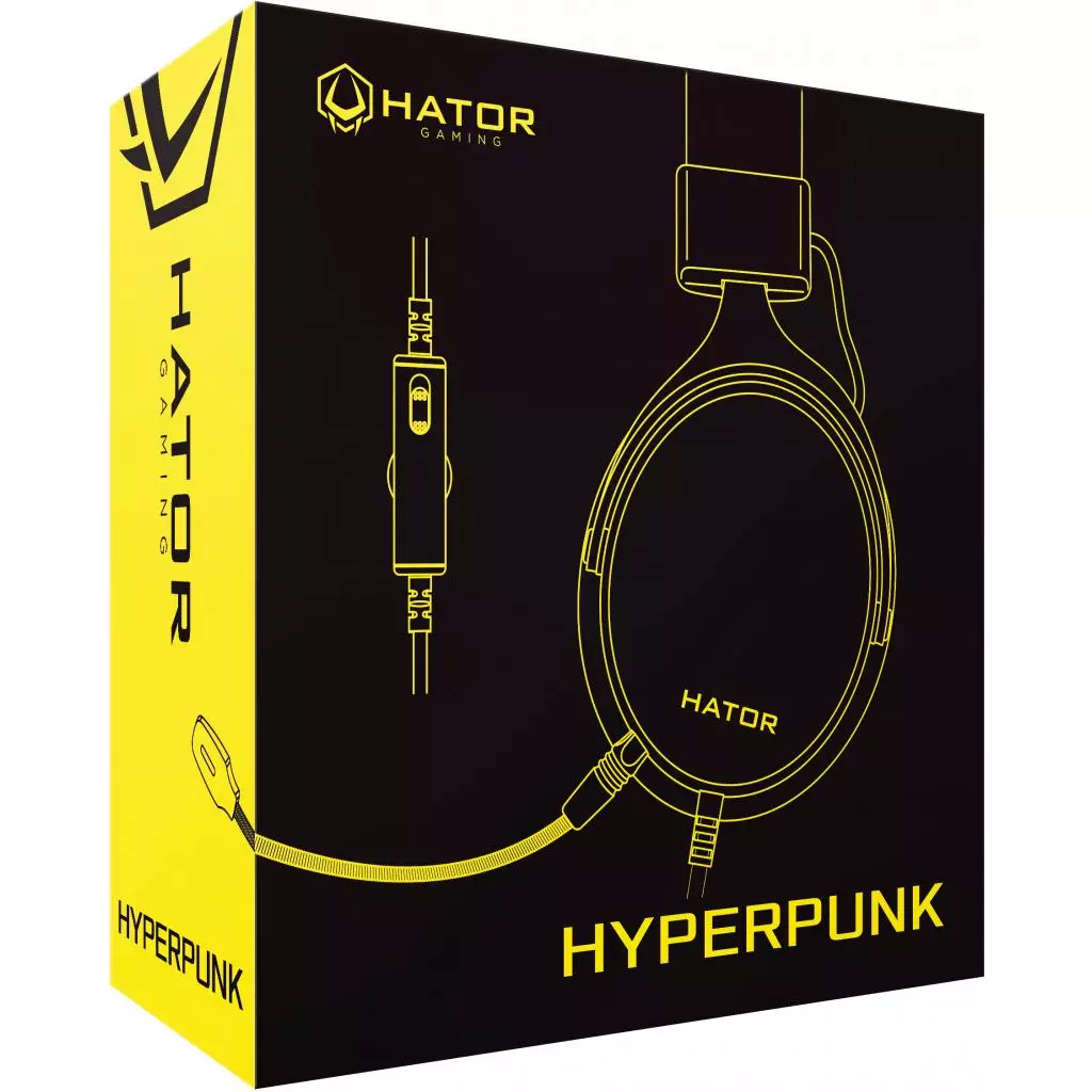 Наушники Hator Hyperpunk Black (HTA-820) - 4 Наушники Hator Hyperpunk Black (HTA-820) - 4