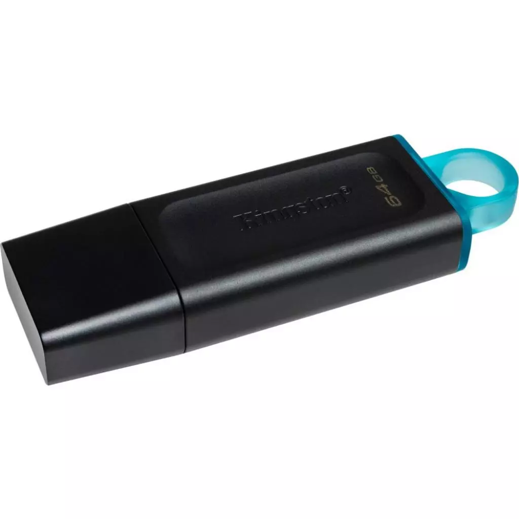 USB флеш накопитель Kingston 64GB DataTraveler Exodia Black/Teal USB 3.2 (DTX/64GB) - 1 USB флеш накопитель Kingston 64GB DataTraveler Exodia Black/Teal USB 3.2 (DTX/64GB) - 1