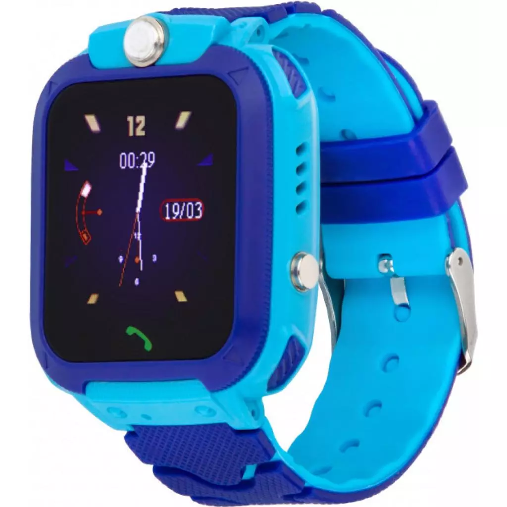 Смарт-часы Atrix D200 Thermometer blue Детские телефон-часы с термометром (atxD200thbl)