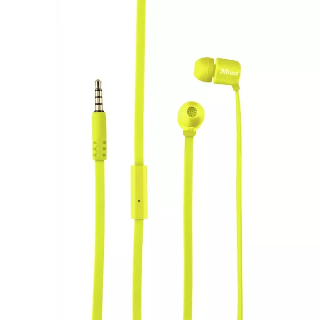 Наушники Trust Duga Mic Neon Yellow (22744) - 1 Наушники Trust Duga Mic Neon Yellow (22744) - 1