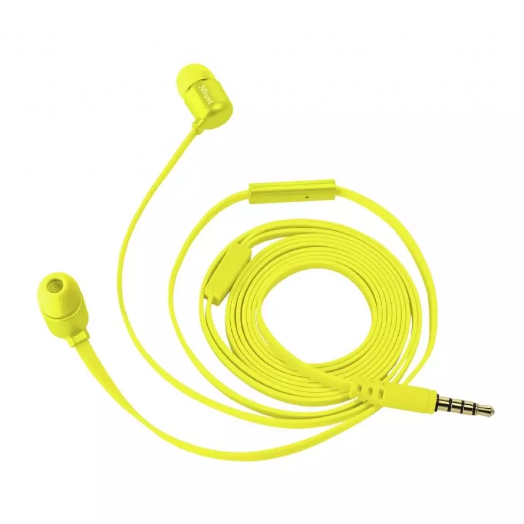 Наушники Trust Duga Mic Neon Yellow (22744) - 2 Наушники Trust Duga Mic Neon Yellow (22744) - 2
