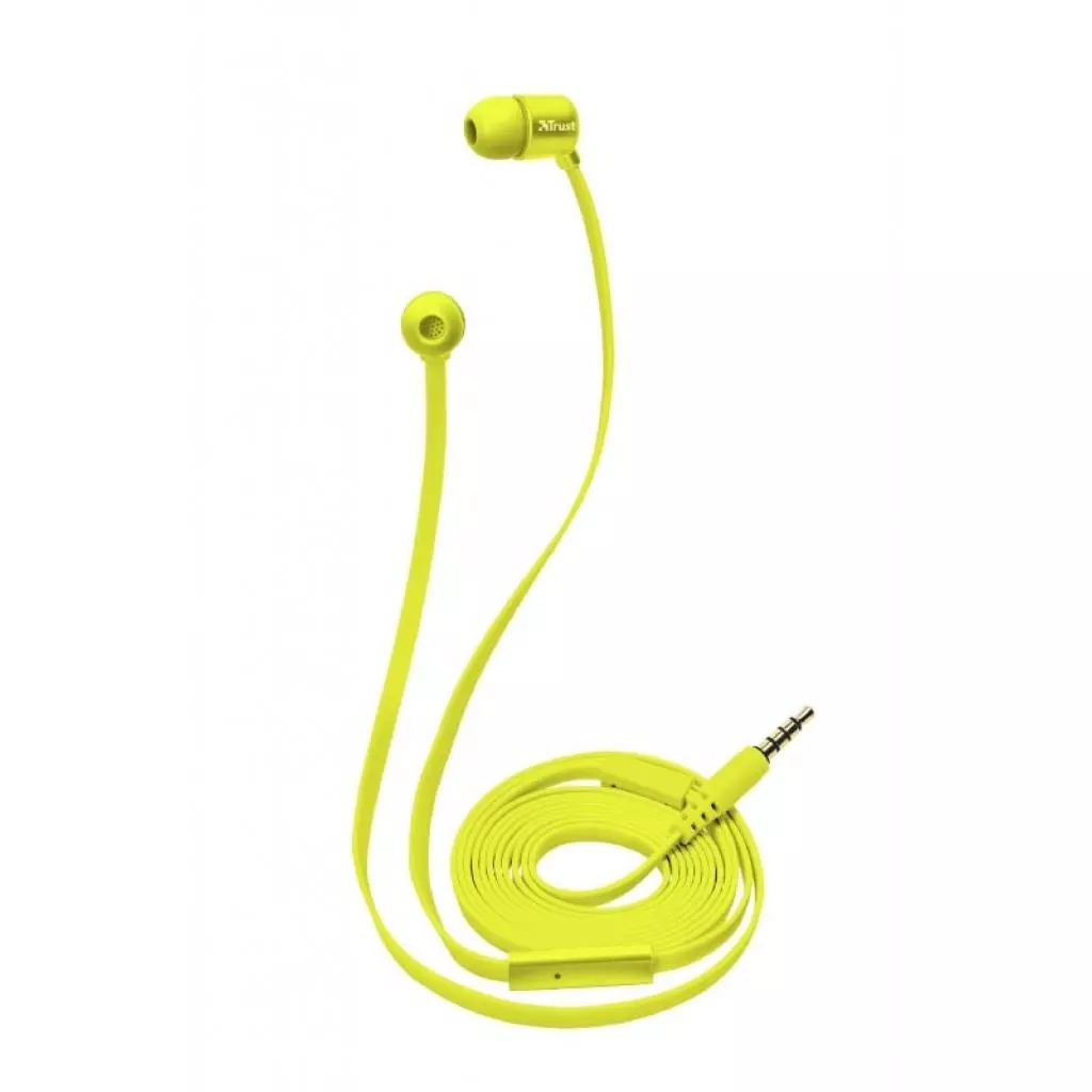 Наушники Trust Duga Mic Neon Yellow (22744)