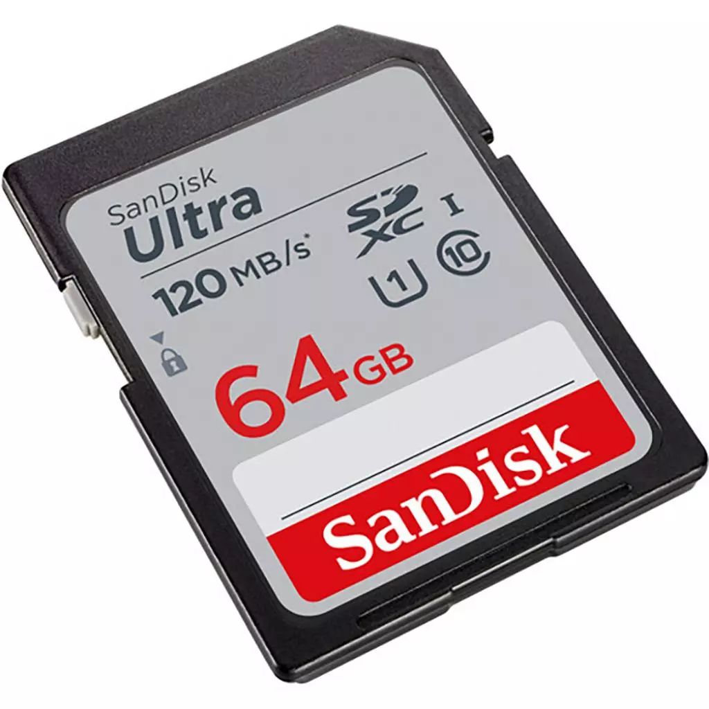 Карта памяти SanDisk 64GB SDXC class 10 Ultra (SDSDUN4-064G-GN6IN) - 1 Карта памяти SanDisk 64GB SDXC class 10 Ultra (SDSDUN4-064G-GN6IN) - 1