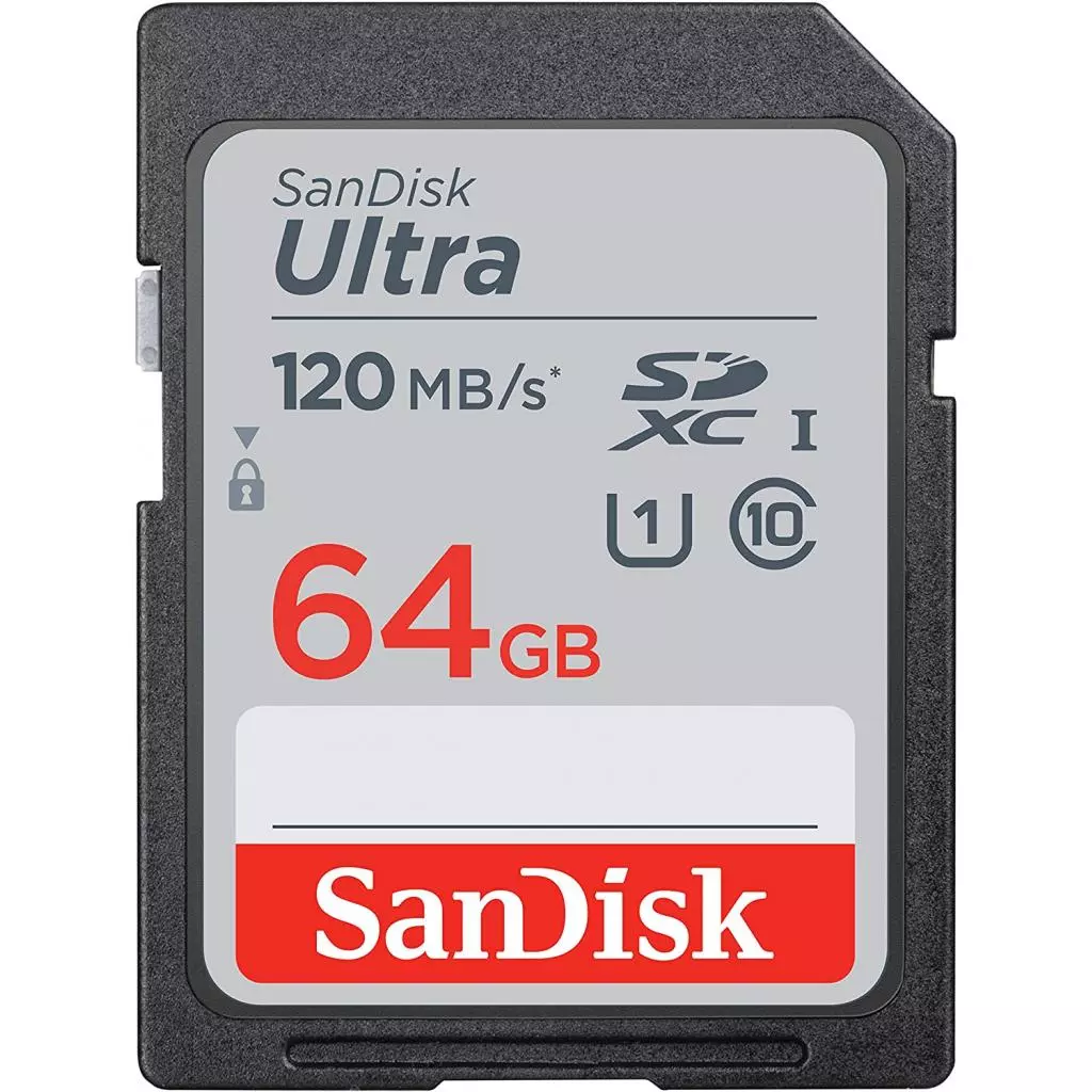 Карта памяти SanDisk 64GB SDXC class 10 Ultra (SDSDUN4-064G-GN6IN)