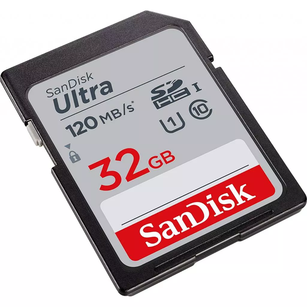 Карта памяти SanDisk 32GB SDHC class 10 Ultra (SDSDUN4-032G-GN6IN) - 1 Карта памяти SanDisk 32GB SDHC class 10 Ultra (SDSDUN4-032G-GN6IN) - 1