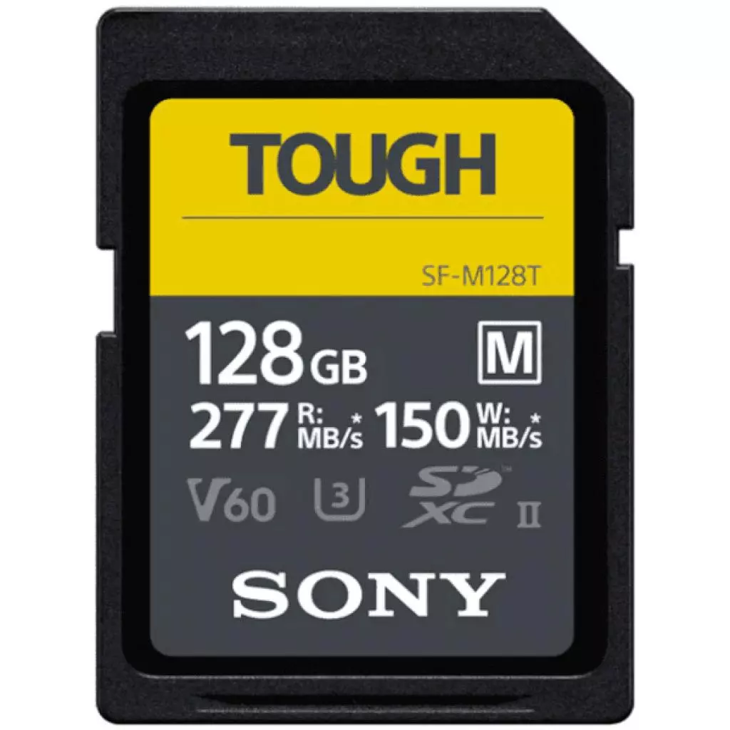 Карта памяти Sony 128GB SDXC class10 UHS-II U3 V60 Tough (SFM128T.SYM)