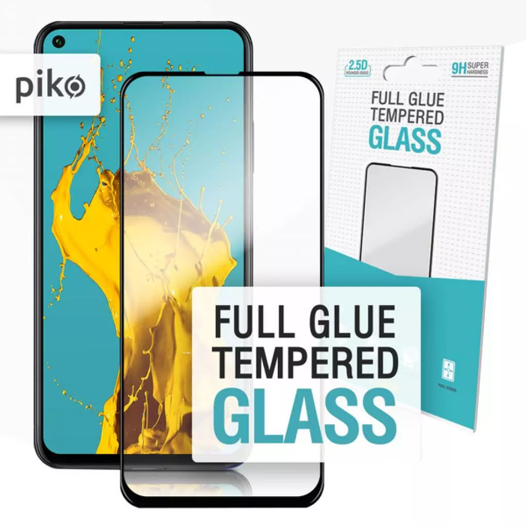 Пленка защитная Piko Full Glue Huawei P40 Lite E black (1283126497872)