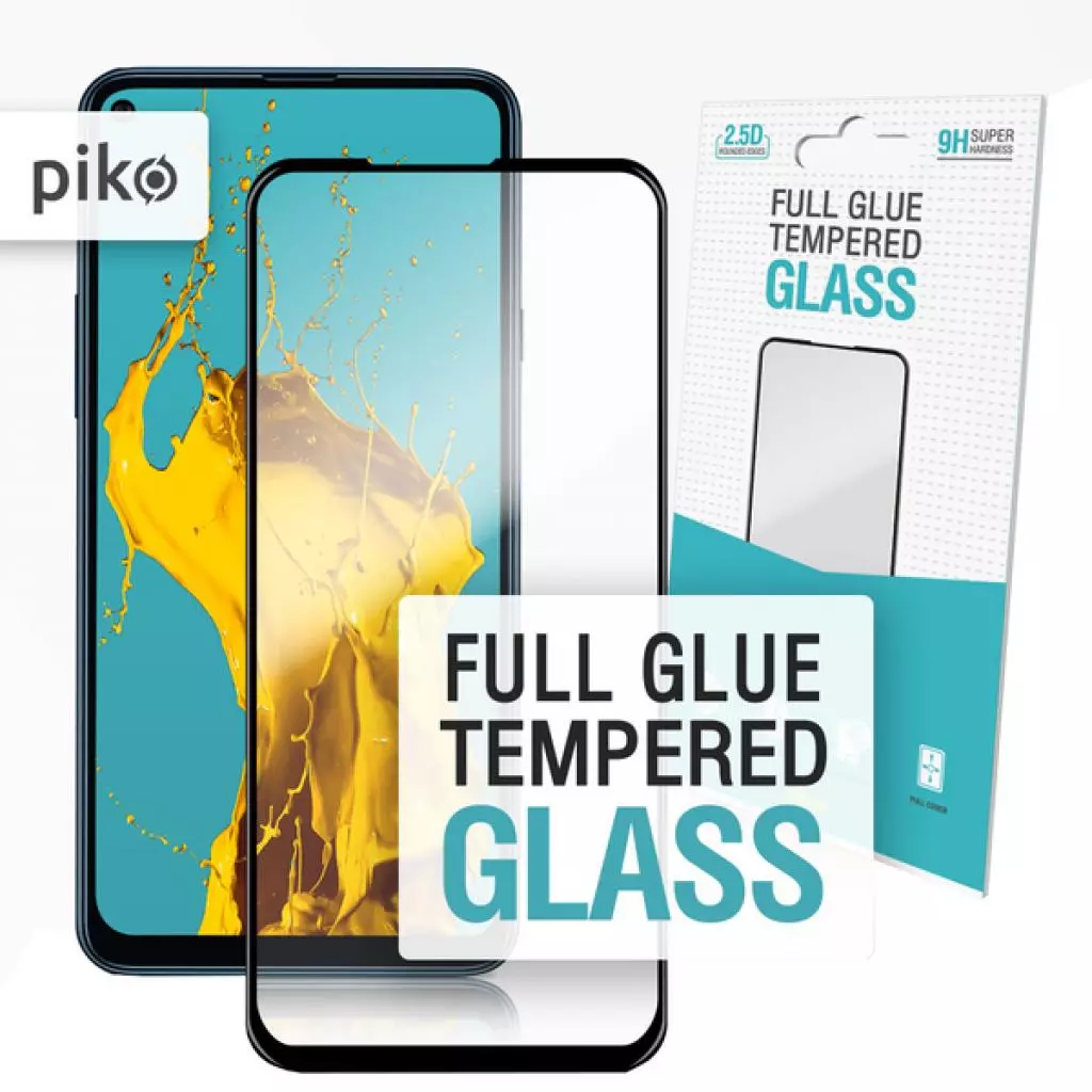 Пленка защитная Piko Full Glue Samsung A21S black (1283126501531)