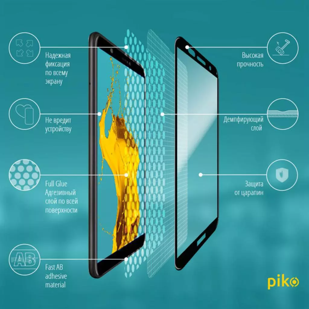 Пленка защитная Piko Full Glue для Huawei Y5p (black) (1283126501579) - 2 Пленка защитная Piko Full Glue для Huawei Y5p (black) (1283126501579) - 2