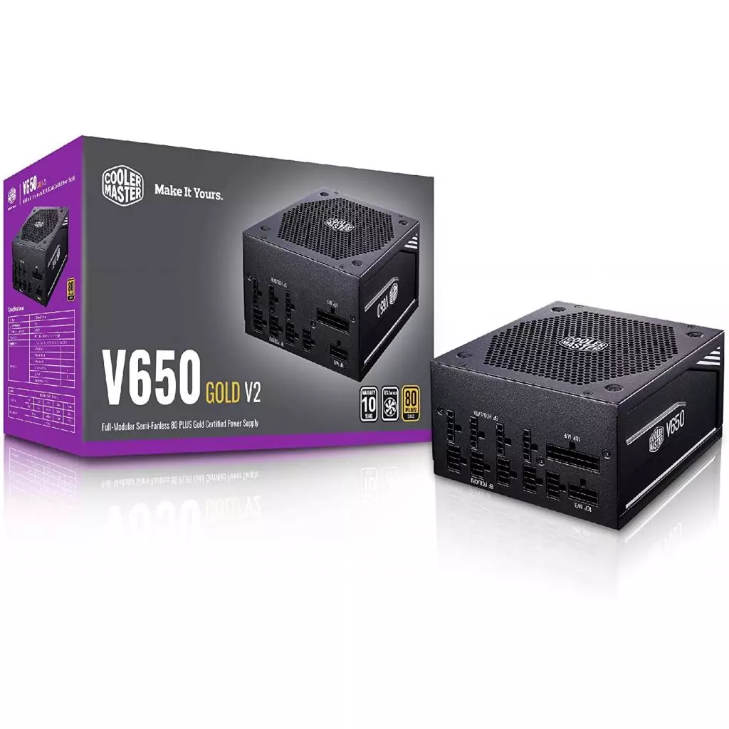 Блок питания CoolerMaster 650W V Gold V2 (MPY-650V-AFBAG-EU) - 3