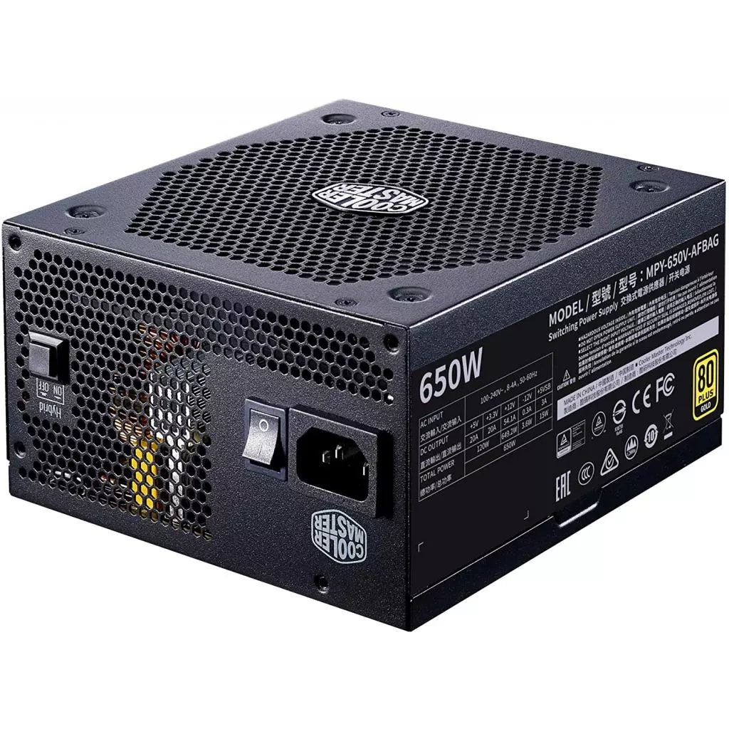 Блок питания CoolerMaster 650W V Gold V2 (MPY-650V-AFBAG-EU) - 4