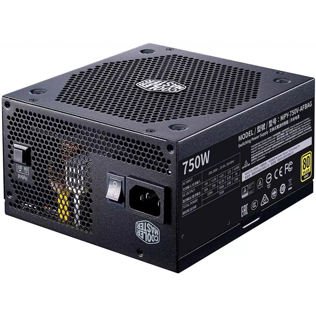Блок питания CoolerMaster 750W V Gold V2 (MPY-750V-AFBAG-EU) - 4 Блок питания CoolerMaster 750W V Gold V2 (MPY-750V-AFBAG-EU) - 4