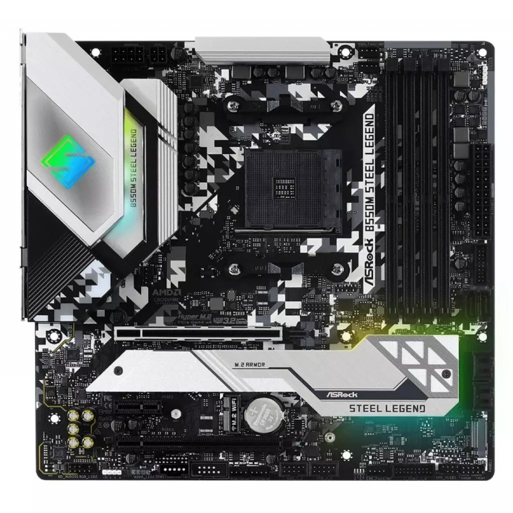 Материнская плата ASRock B550M STEEL LEGEND - 1 Материнская плата ASRock B550M STEEL LEGEND - 1