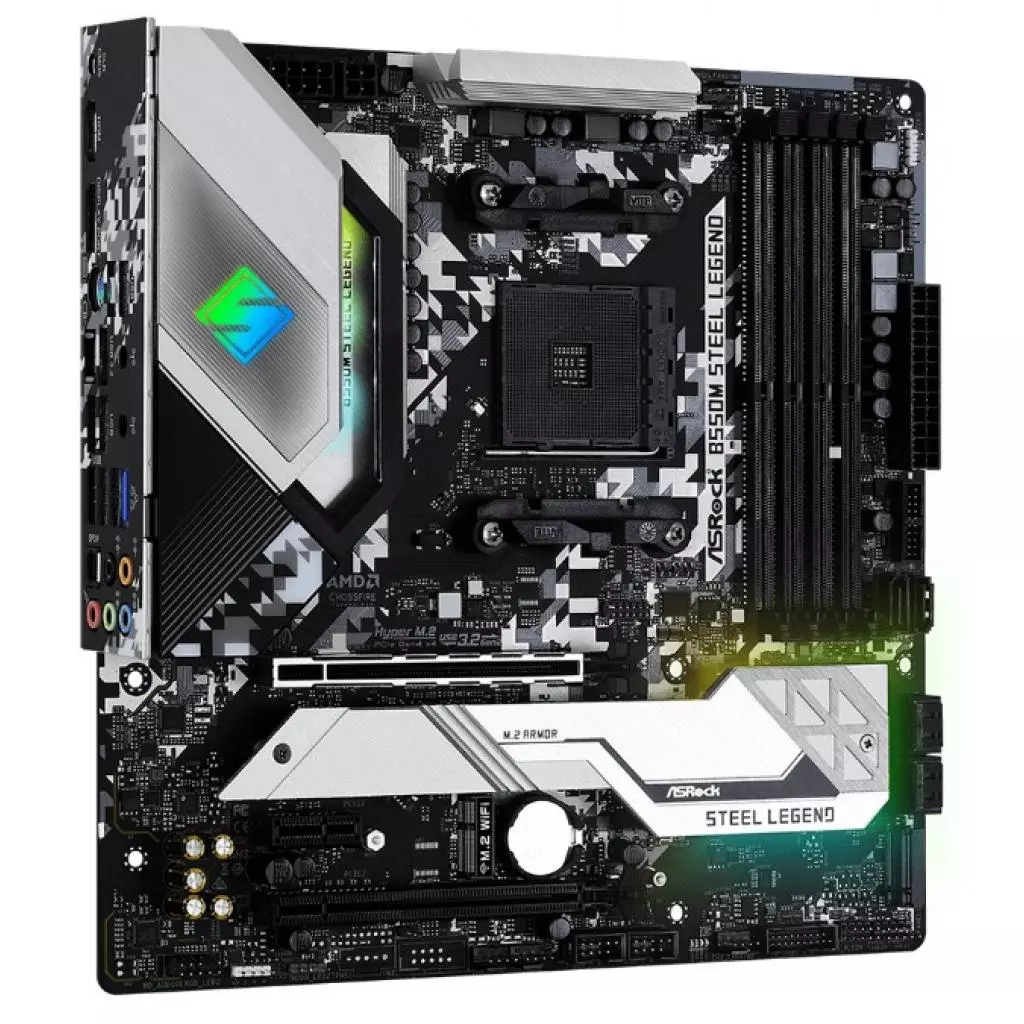 Материнская плата ASRock B550M STEEL LEGEND - 3 Материнская плата ASRock B550M STEEL LEGEND - 3