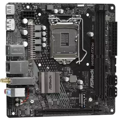 Материнская плата ASRock H410M-ITX/AC - 3 Материнская плата ASRock H410M-ITX/AC - 3