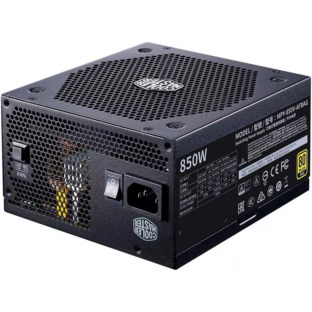 Блок питания CoolerMaster 850W V Gold V2 (MPY-850V-AFBAG-EU) - 6