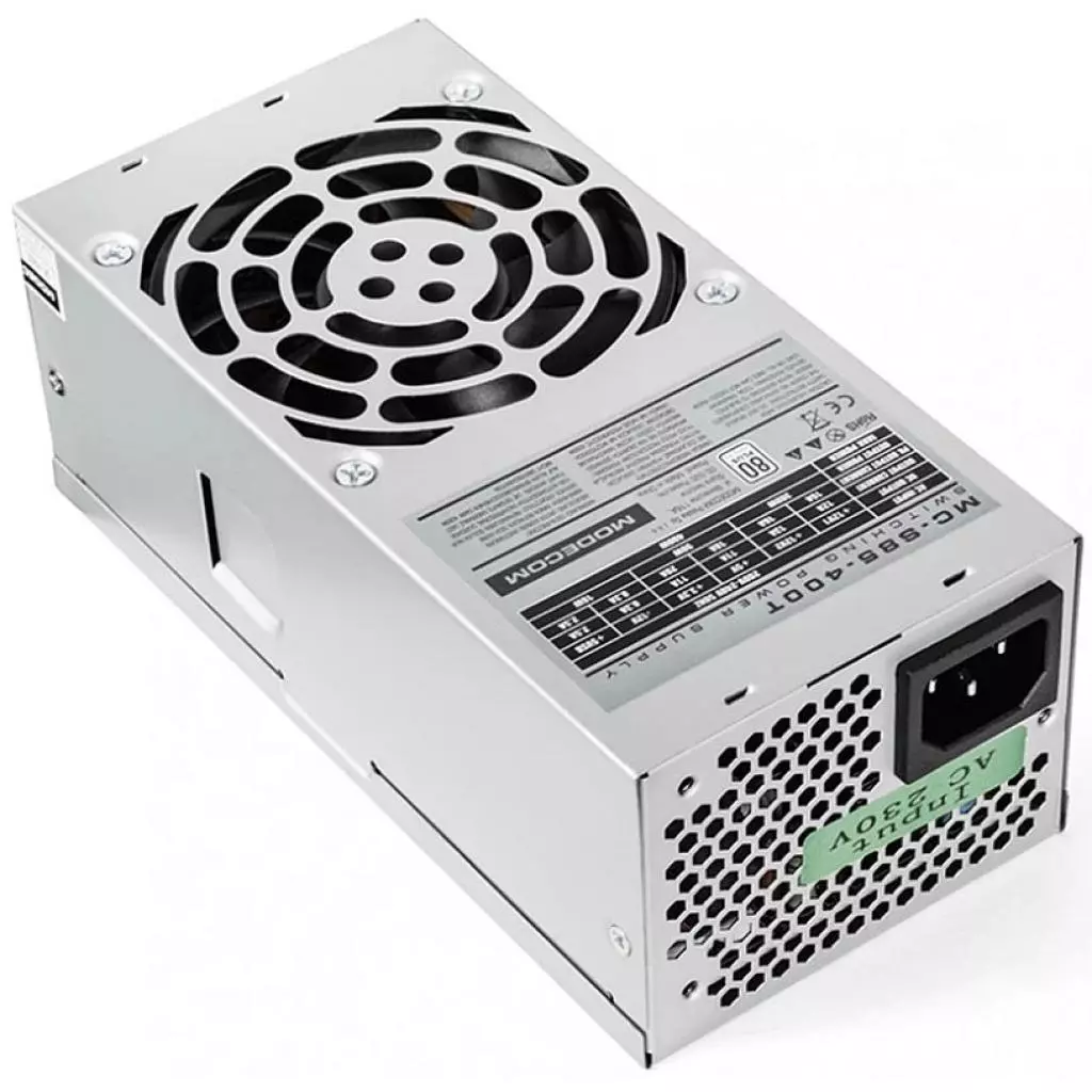 Блок питания Modecom 400W (ZAS-MC85-00-400-TFX-APFC)