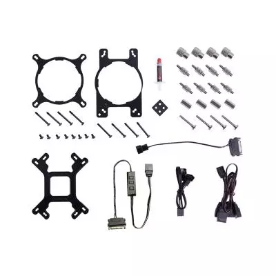 Система водного охлаждения ID-Cooling Zoomflow 240X Snow - 4 Система водного охлаждения ID-Cooling Zoomflow 240X Snow - 4