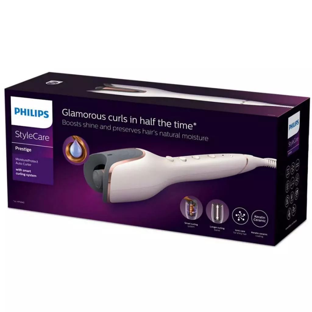 Машинка для завивки волос Philips BHB878/00 - 9