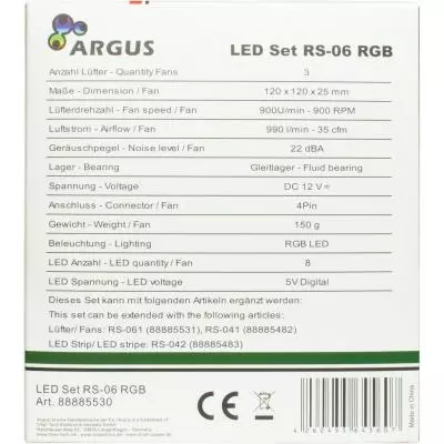 Кулер для корпуса Argus RS-06 - 6 Кулер для корпуса Argus RS-06 - 6