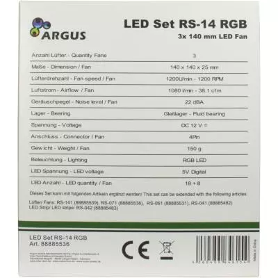 Кулер для корпуса Argus RS-14 - 6 Кулер для корпуса Argus RS-14 - 6