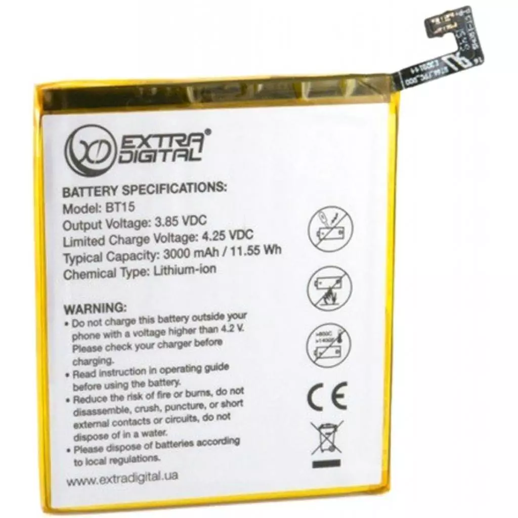 Аккумуляторная батарея для телефона Extradigital Meizu M3s 3000 mAh (BMM6466)