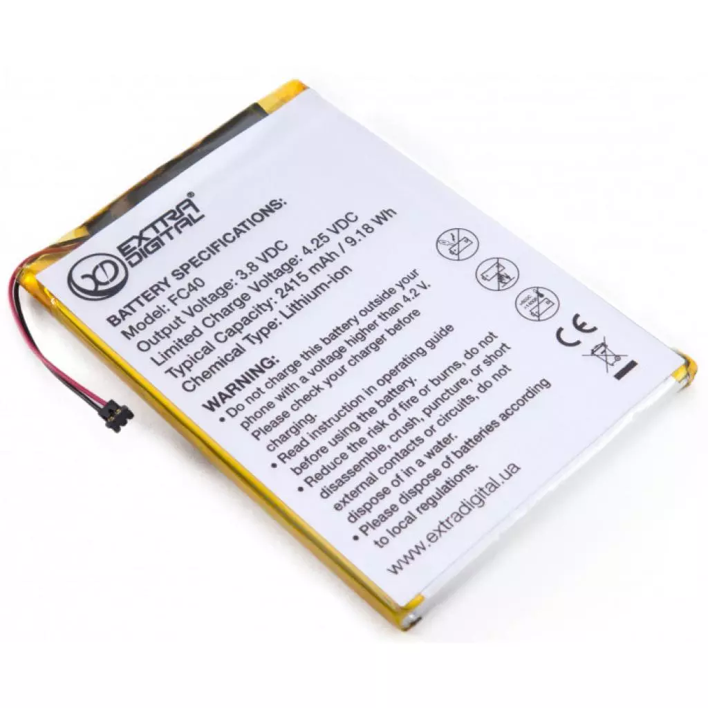 Аккумуляторная батарея для телефона Extradigital Motorola Moto G3 (FC40) 2415 mAh (BMM6427) - 1 Аккумуляторная батарея для телефона Extradigital Motorola Moto G3 (FC40) 2415 mAh (BMM6427) - 1