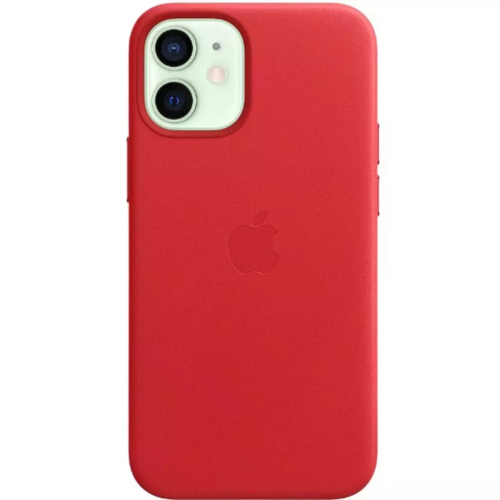 Чехол для моб. телефона Apple iPhone 12 mini Leather Case with MagSafe - (PRODUCT)RED (MHK73ZE/A) - 1 Чехол для моб. телефона Apple iPhone 12 mini Leather Case with MagSafe - (PRODUCT)RED (MHK73ZE/A) - 1