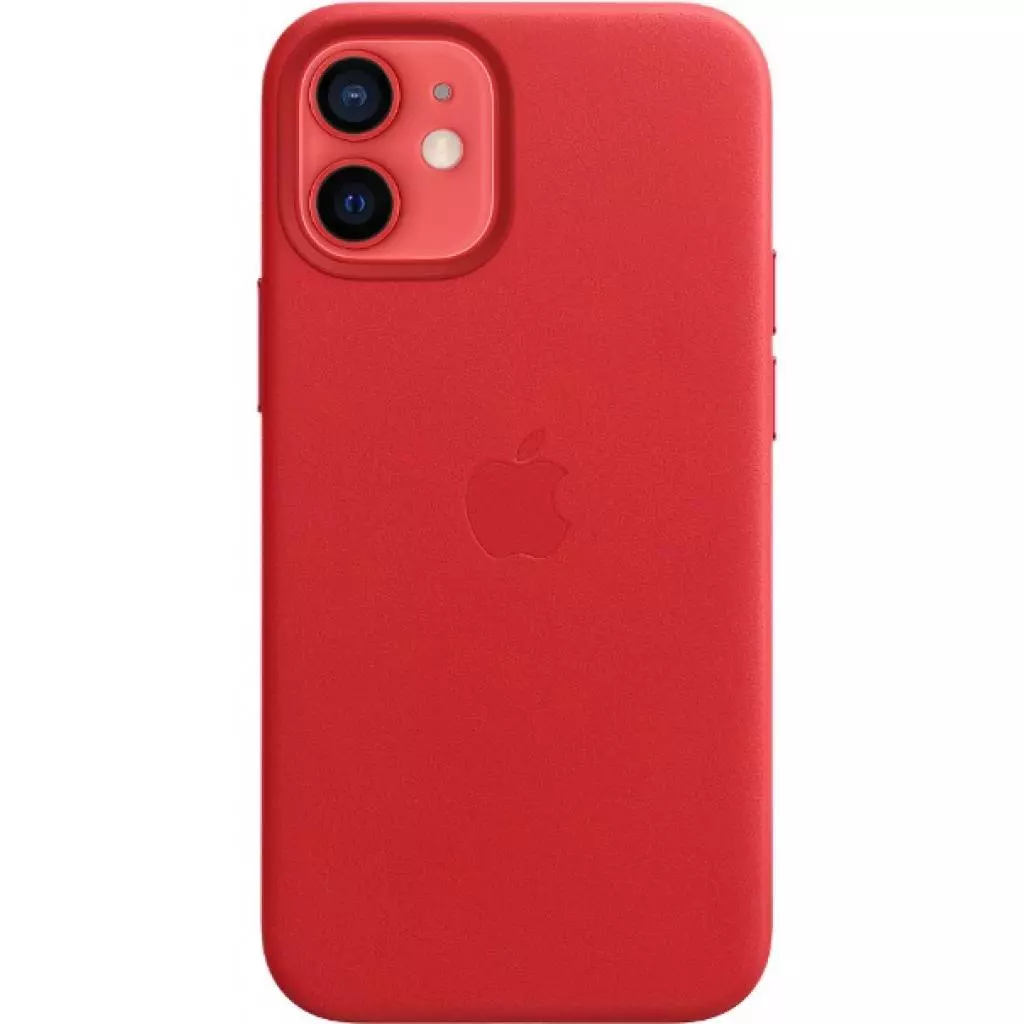 Чехол для моб. телефона Apple iPhone 12 mini Leather Case with MagSafe - (PRODUCT)RED (MHK73ZE/A) - 2 Чехол для моб. телефона Apple iPhone 12 mini Leather Case with MagSafe - (PRODUCT)RED (MHK73ZE/A) - 2
