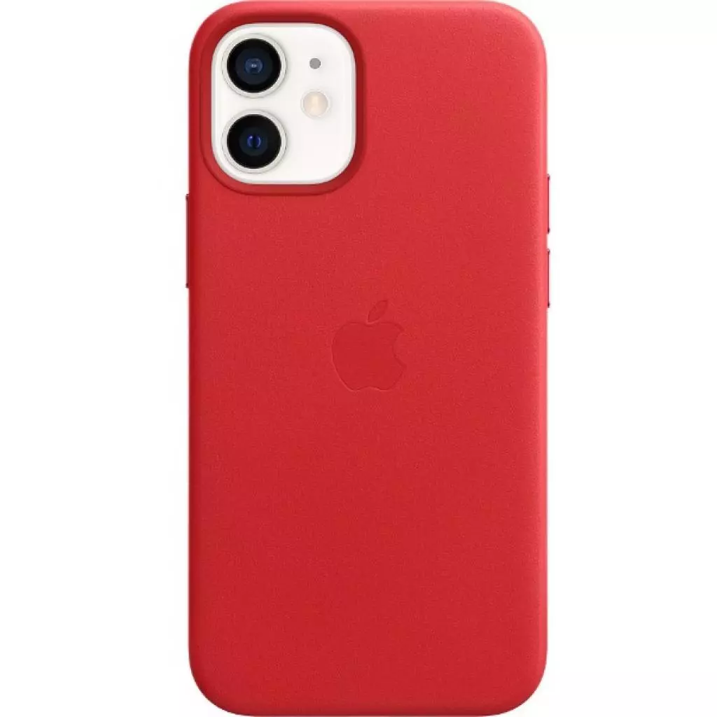 Чехол для моб. телефона Apple iPhone 12 mini Leather Case with MagSafe - (PRODUCT)RED (MHK73ZE/A) - 3 Чехол для моб. телефона Apple iPhone 12 mini Leather Case with MagSafe - (PRODUCT)RED (MHK73ZE/A) - 3