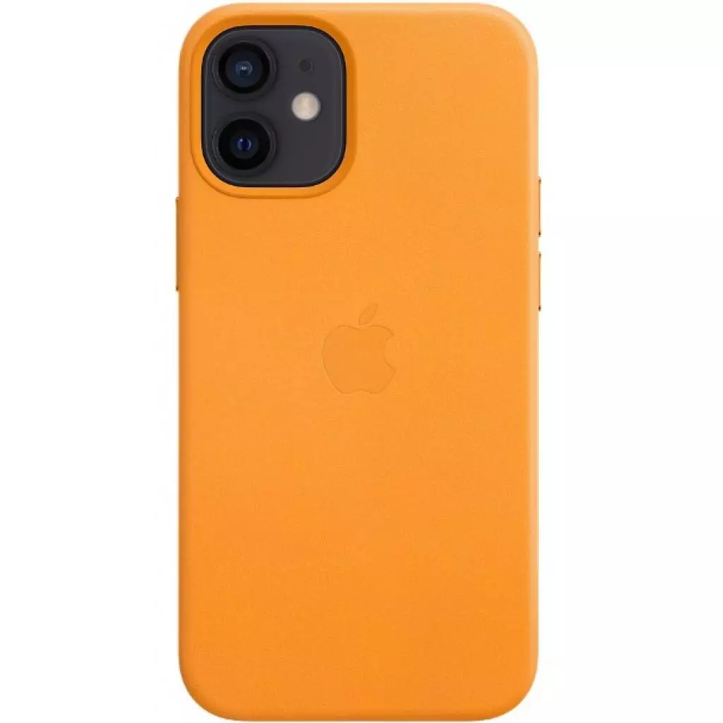 Чехол для моб. телефона Apple iPhone 12 mini Leather Case with MagSafe - California Poppy (MHK63ZE/A) - 4 Чехол для моб. телефона Apple iPhone 12 mini Leather Case with MagSafe - California Poppy (MHK63ZE/A) - 4