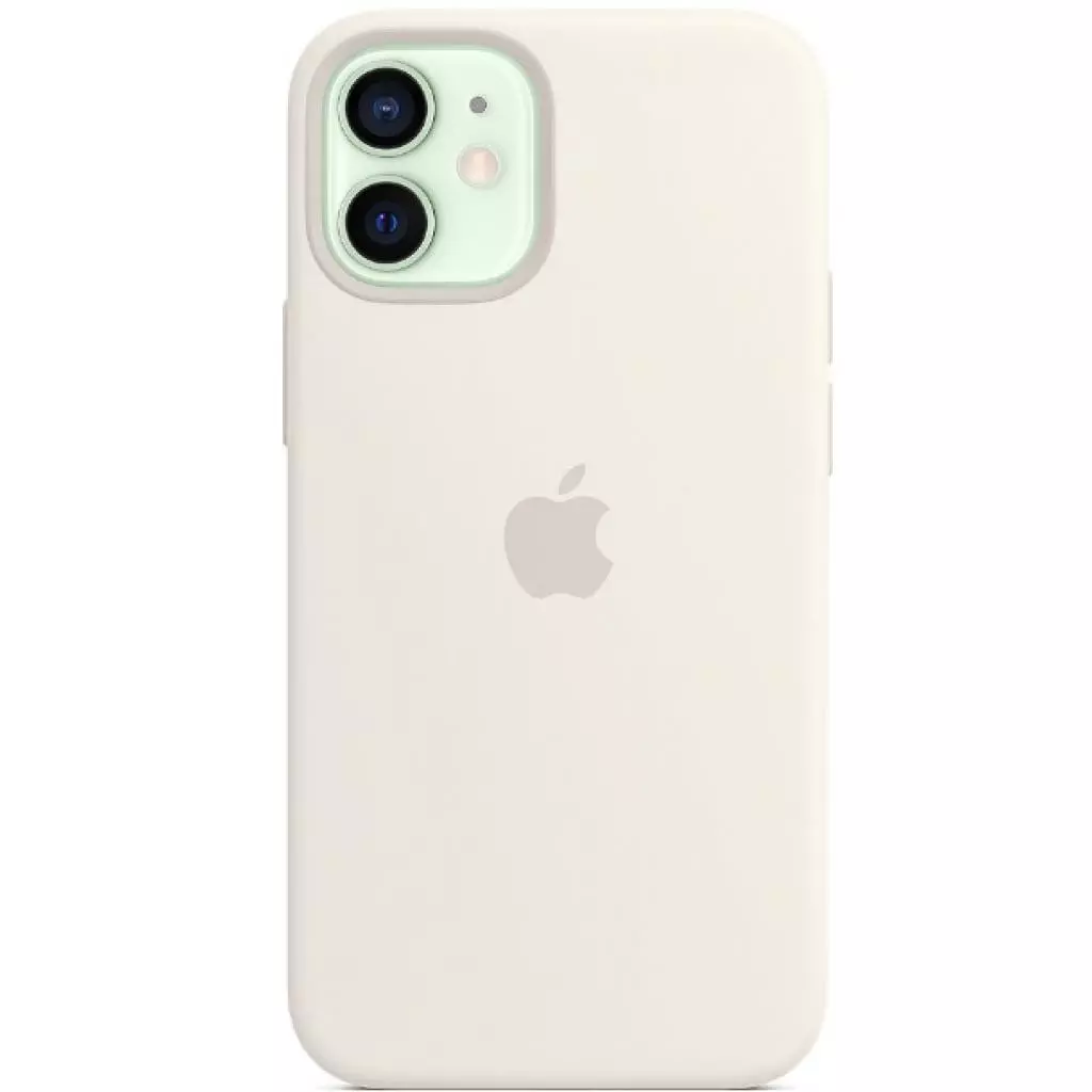 Чехол для моб. телефона Apple iPhone 12 mini Silicone Case with MagSafe - White (MHKV3ZE/A) - 1 Чехол для моб. телефона Apple iPhone 12 mini Silicone Case with MagSafe - White (MHKV3ZE/A) - 1