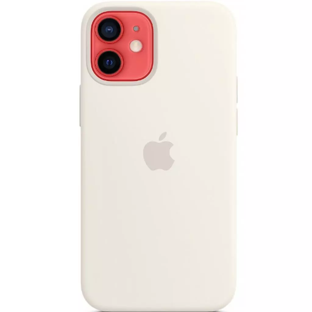 Чехол для моб. телефона Apple iPhone 12 mini Silicone Case with MagSafe - White (MHKV3ZE/A) - 2 Чехол для моб. телефона Apple iPhone 12 mini Silicone Case with MagSafe - White (MHKV3ZE/A) - 2