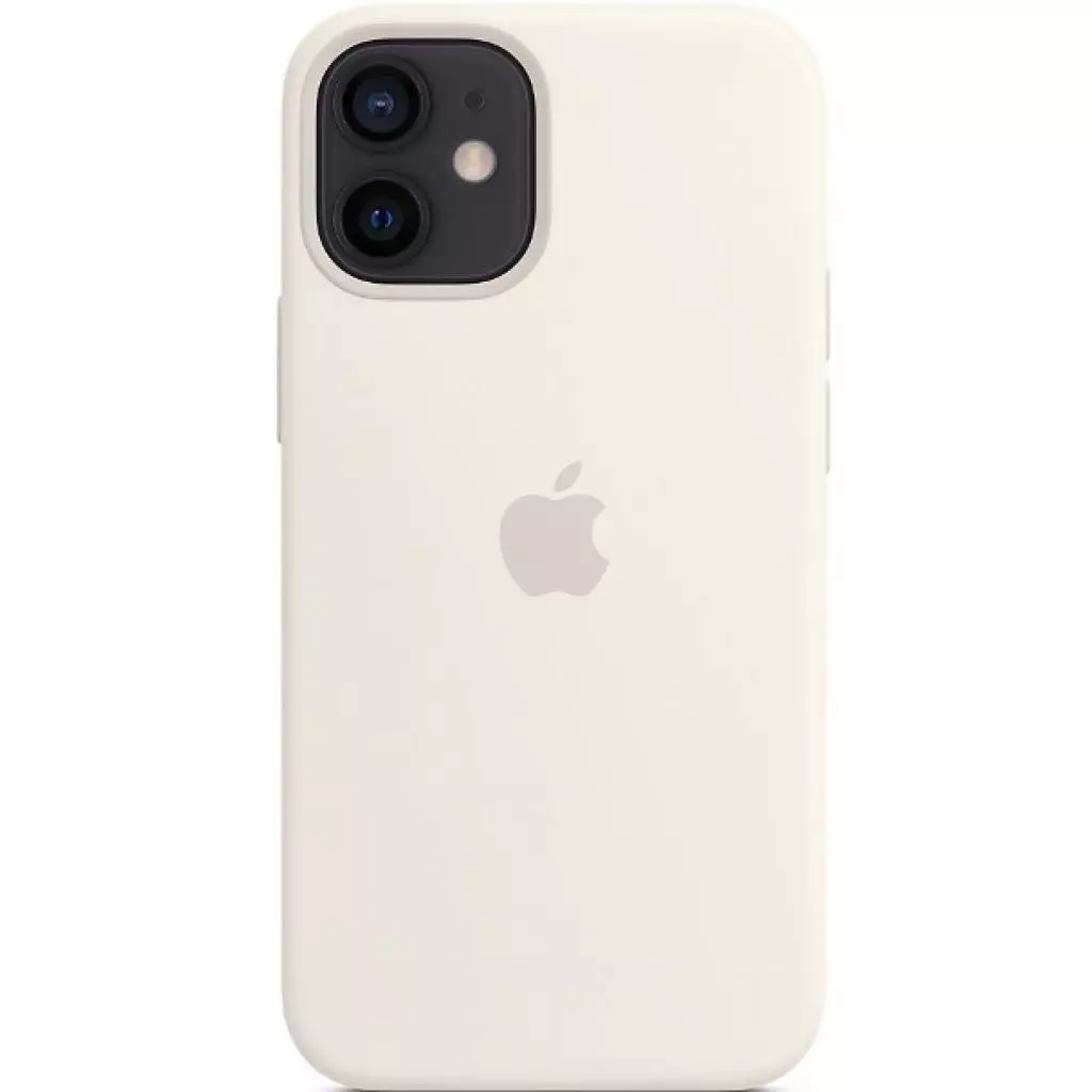 Чехол для моб. телефона Apple iPhone 12 mini Silicone Case with MagSafe - White (MHKV3ZE/A) - 4 Чехол для моб. телефона Apple iPhone 12 mini Silicone Case with MagSafe - White (MHKV3ZE/A) - 4