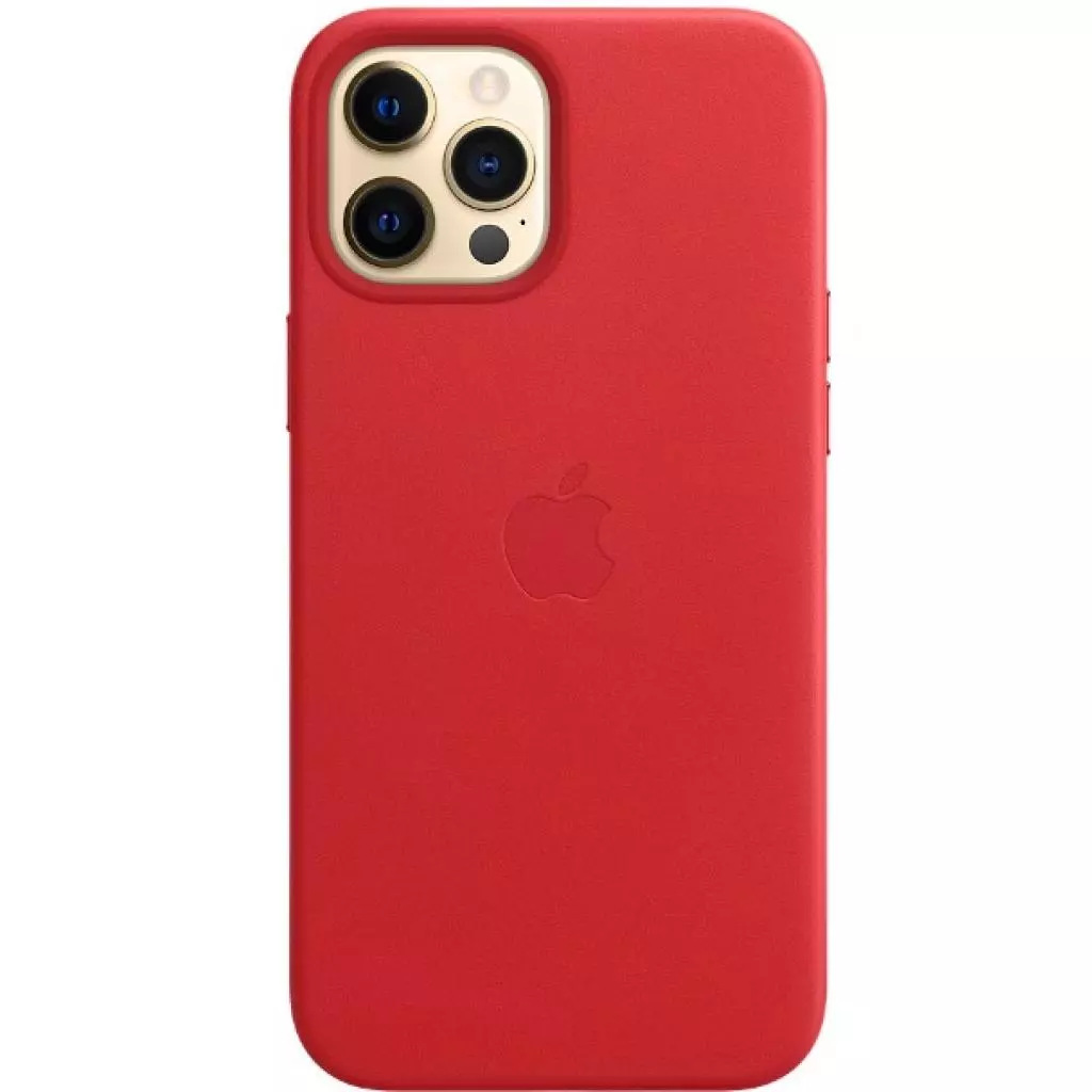 Чехол для моб. телефона Apple iPhone 12 Pro Max Leather Case with MagSafe - (PRODUCT)RED (MHKJ3ZE/A) - 1 Чехол для моб. телефона Apple iPhone 12 Pro Max Leather Case with MagSafe - (PRODUCT)RED (MHKJ3ZE/A) - 1