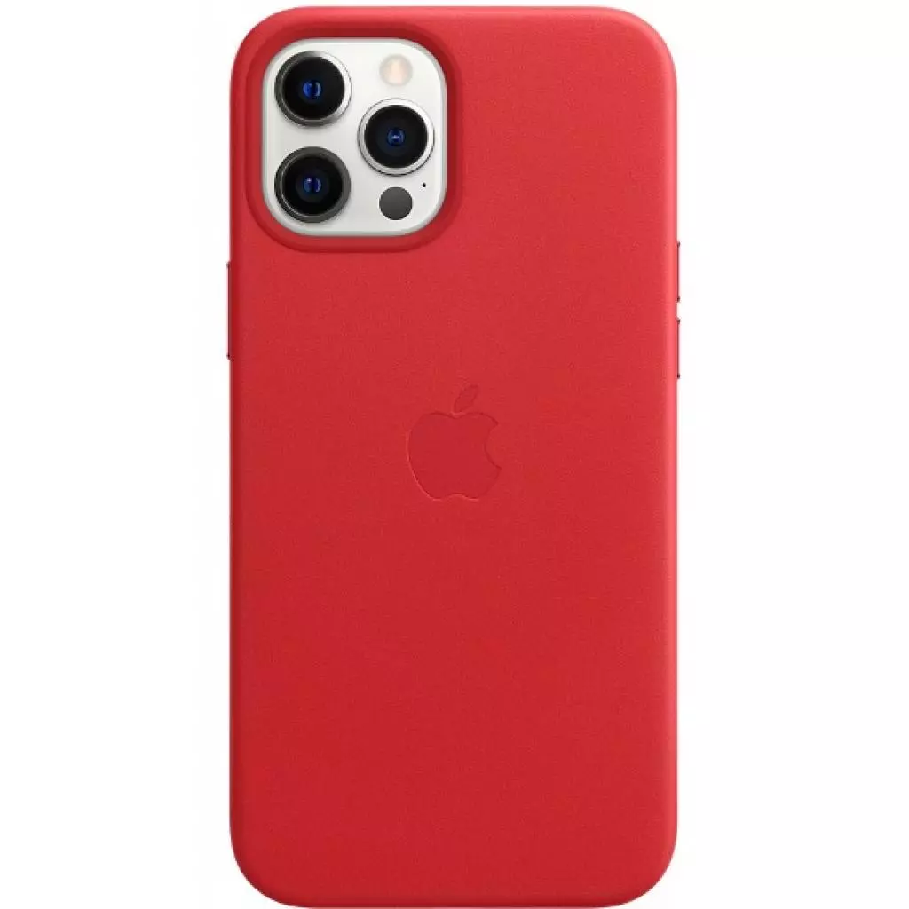 Чехол для моб. телефона Apple iPhone 12 Pro Max Leather Case with MagSafe - (PRODUCT)RED (MHKJ3ZE/A) - 3 Чехол для моб. телефона Apple iPhone 12 Pro Max Leather Case with MagSafe - (PRODUCT)RED (MHKJ3ZE/A) - 3