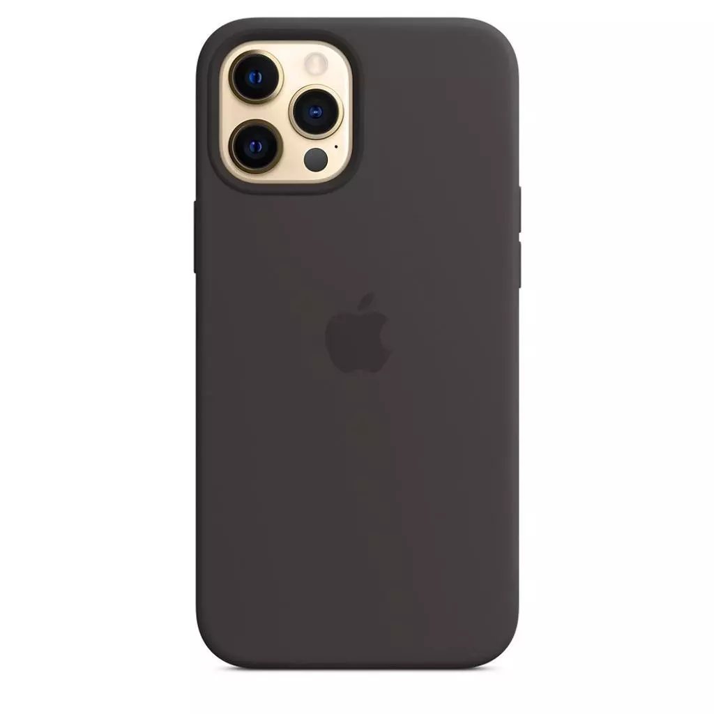 Чехол для моб. телефона Apple iPhone 12 Pro Max Leather Case with MagSafe - Black (MHKM3ZE/A) - 1