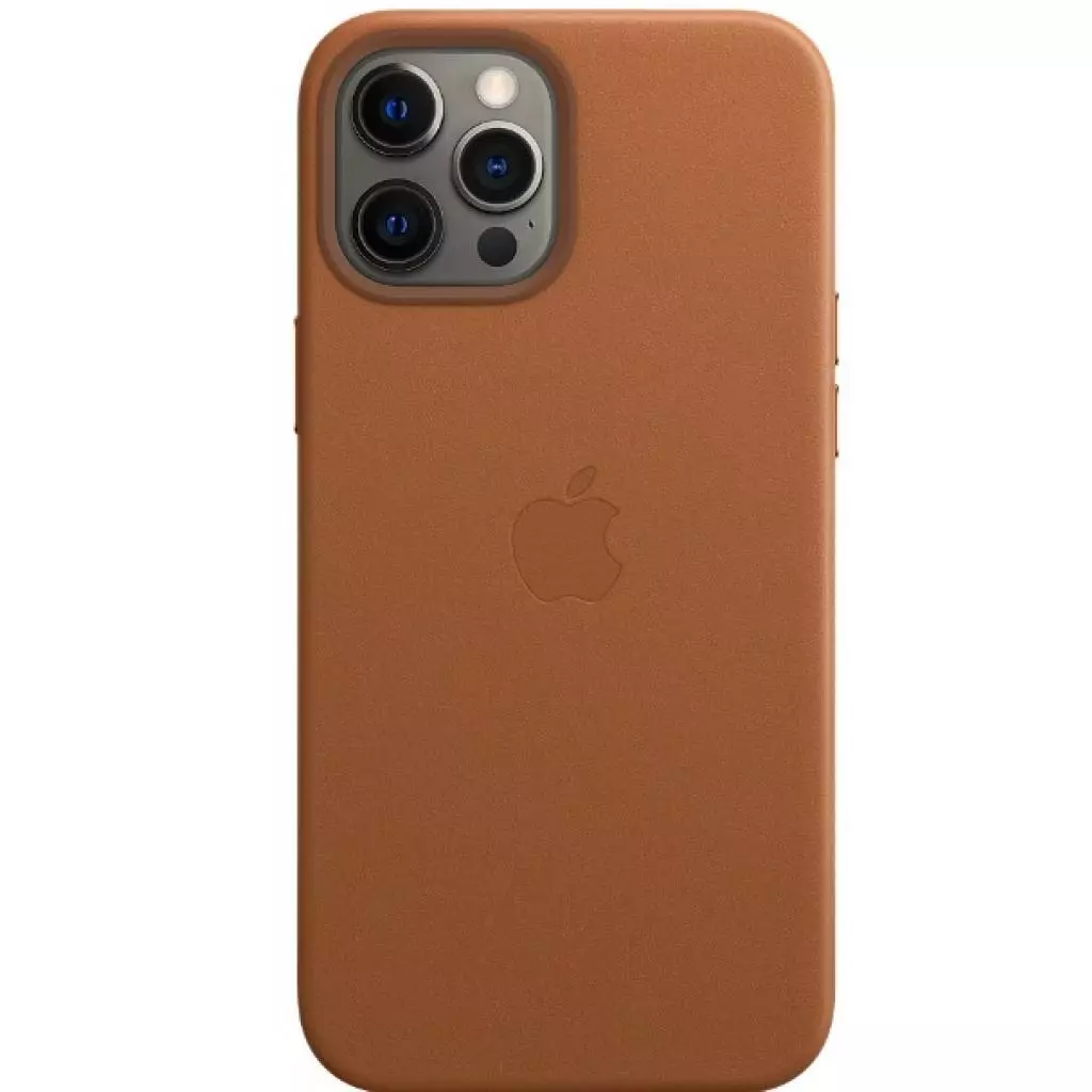Чехол для моб. телефона Apple iPhone 12 Pro Max Leather Case with MagSafe - Saddle Brown (MHKL3ZE/A)