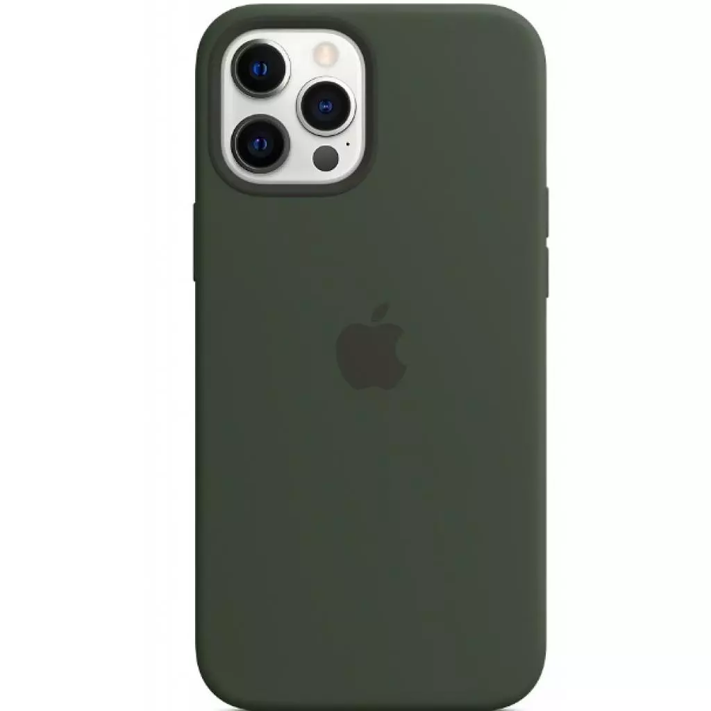Чехол для моб. телефона Apple iPhone 12 Pro Max Silicone Case with MagSafe - Cypress Green (MHLC3ZE/A) - 3 Чехол для моб. телефона Apple iPhone 12 Pro Max Silicone Case with MagSafe - Cypress Green (MHLC3ZE/A) - 3