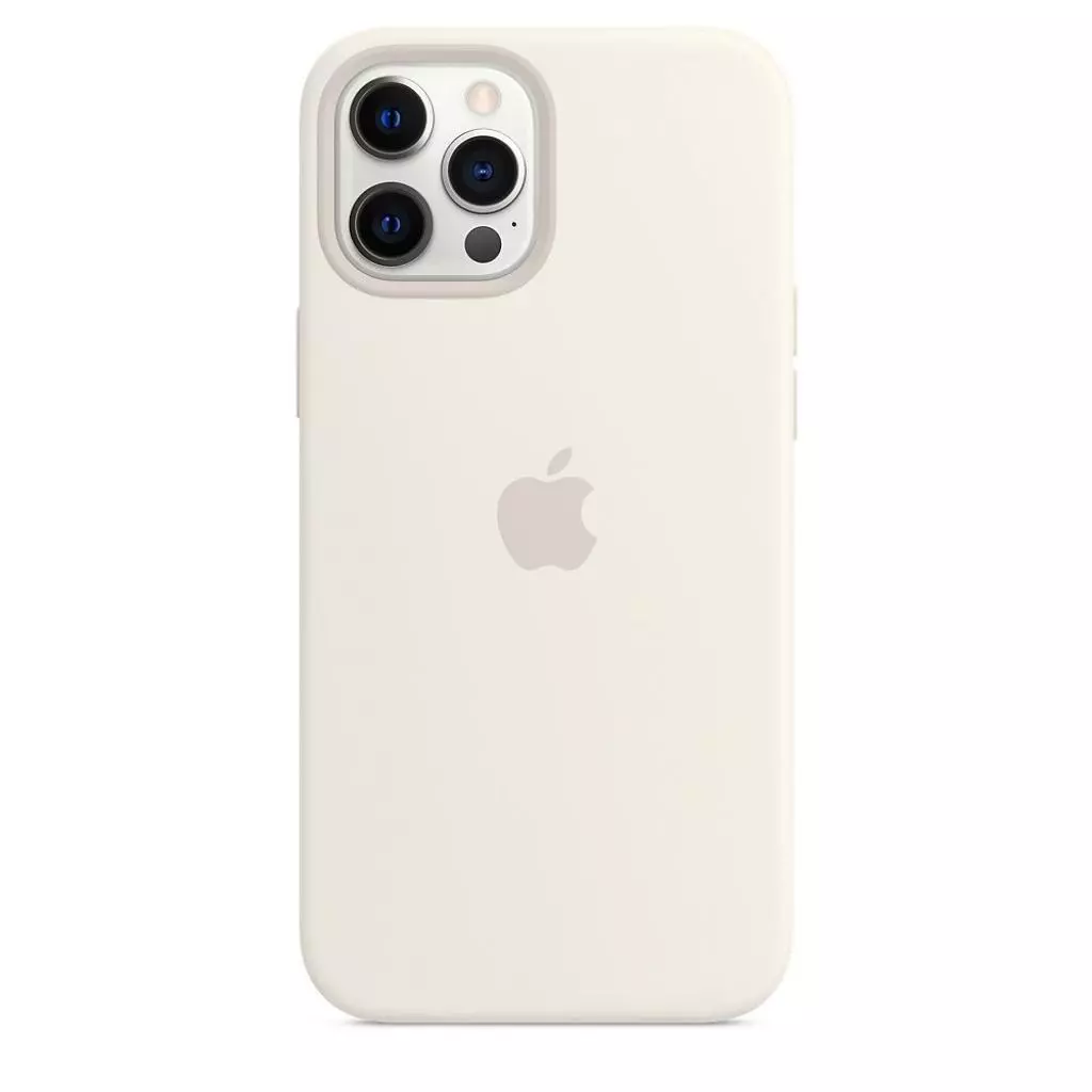 Чехол для моб. телефона Apple iPhone 12 Pro Max Silicone Case with MagSafe - White (MHLE3ZE/A) - 3 Чехол для моб. телефона Apple iPhone 12 Pro Max Silicone Case with MagSafe - White (MHLE3ZE/A) - 3