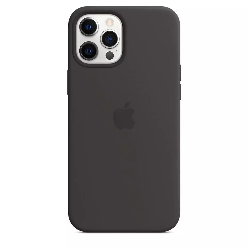 Чехол для моб. телефона Apple iPhone 12 Pro Max Silicone Case with MagSafe - Black (MHLG3ZE/A) - 1 Чехол для моб. телефона Apple iPhone 12 Pro Max Silicone Case with MagSafe - Black (MHLG3ZE/A) - 1