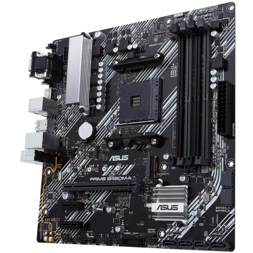 Материнская плата ASUS PRIME B450M-A II - 5 Материнская плата ASUS PRIME B450M-A II - 5